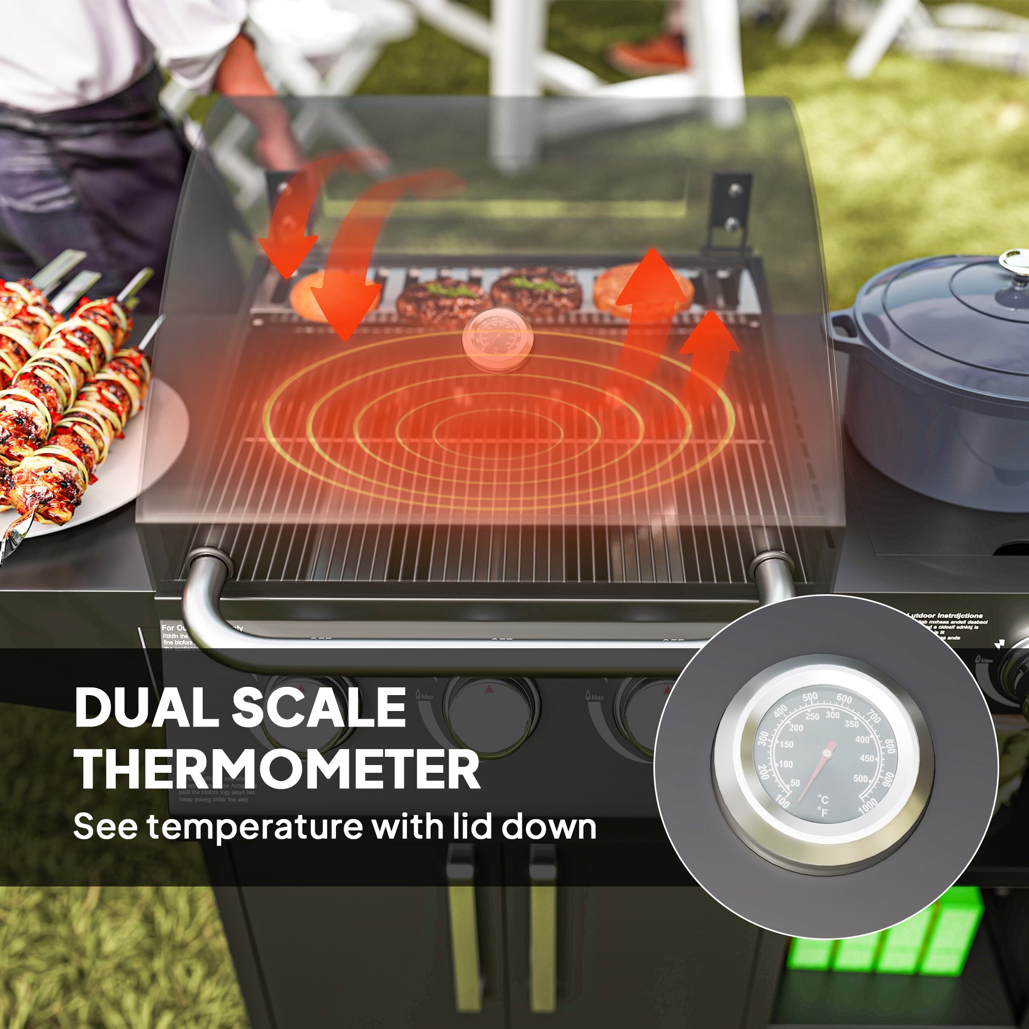 Ultimate Backyard Sizzler: 310 Sq. In. Gas Grill with Side Burner