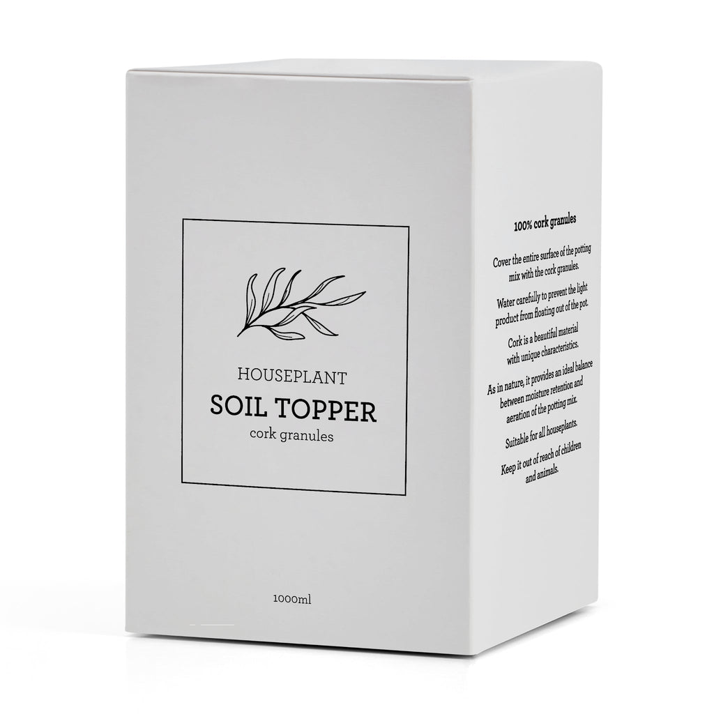 Generosa Soil Topper & Terrarium Pebbles - Natural Cork Granules for