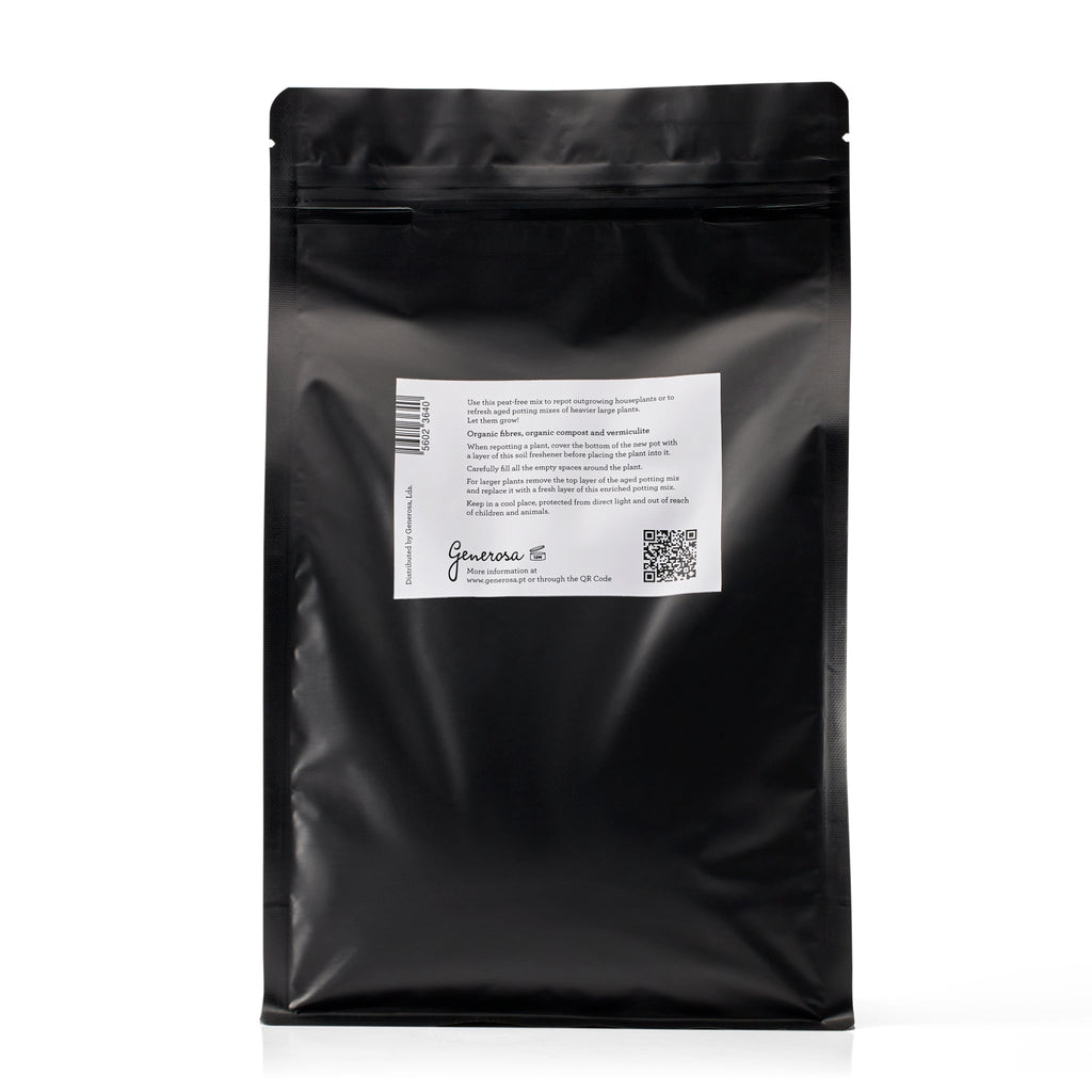 Generosa Soil Freshener Potting Soil - Organic, Nutrient-Rich Soil for
