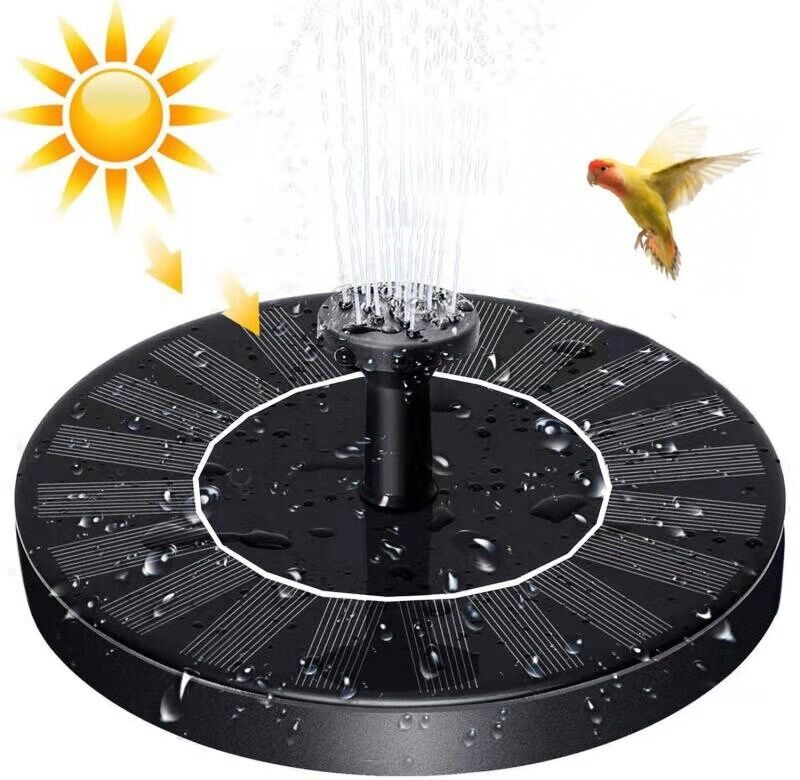 Solar Power Bird Bath Fountain Pump Upgrade 1.4W Solar Fountain With 4