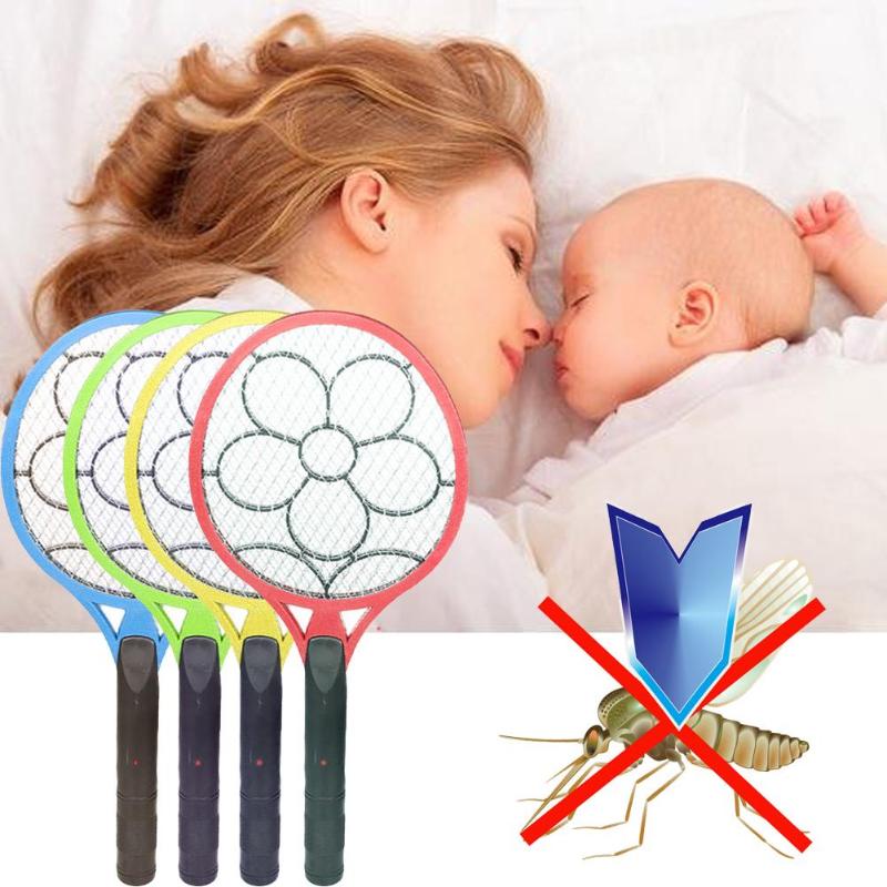 Electric Fly Swatter Rechargeable 2AA Battery LED
