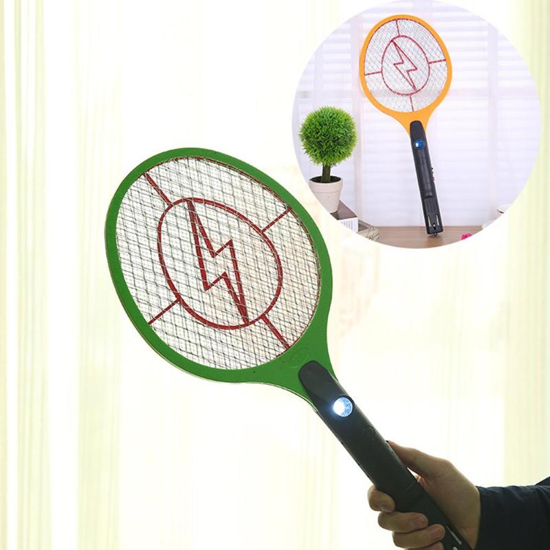 Electric Fly Swatter Rechargeable 2AA Battery LED