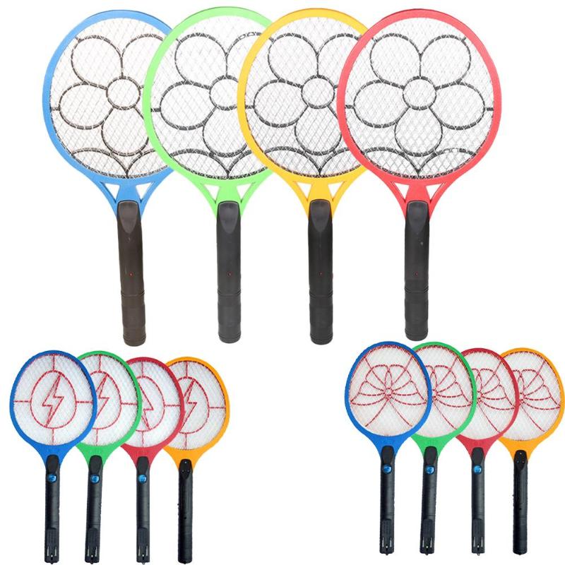 Electric Fly Swatter Rechargeable 2AA Battery LED