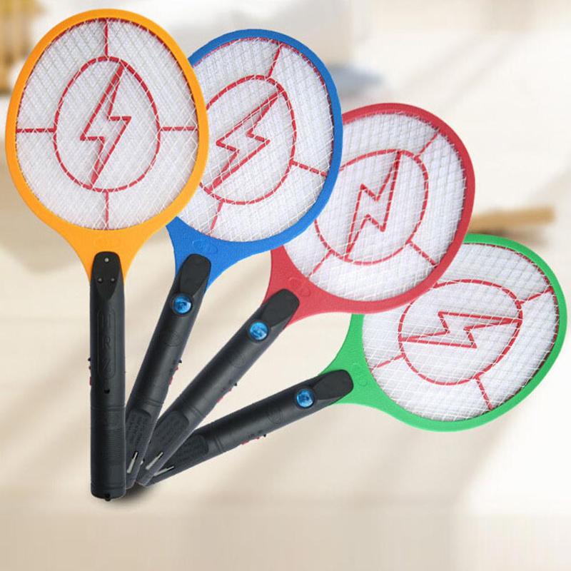 Electric Fly Swatter Rechargeable 2AA Battery LED