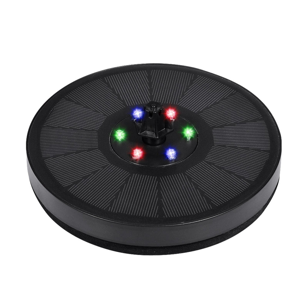 Solar Fountain Colorful LED Lights Swimming Pools Fountain Garden Pool