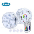 GFLAI IP68 Waterproof Multi Color Submersible LED Lights Underwater
