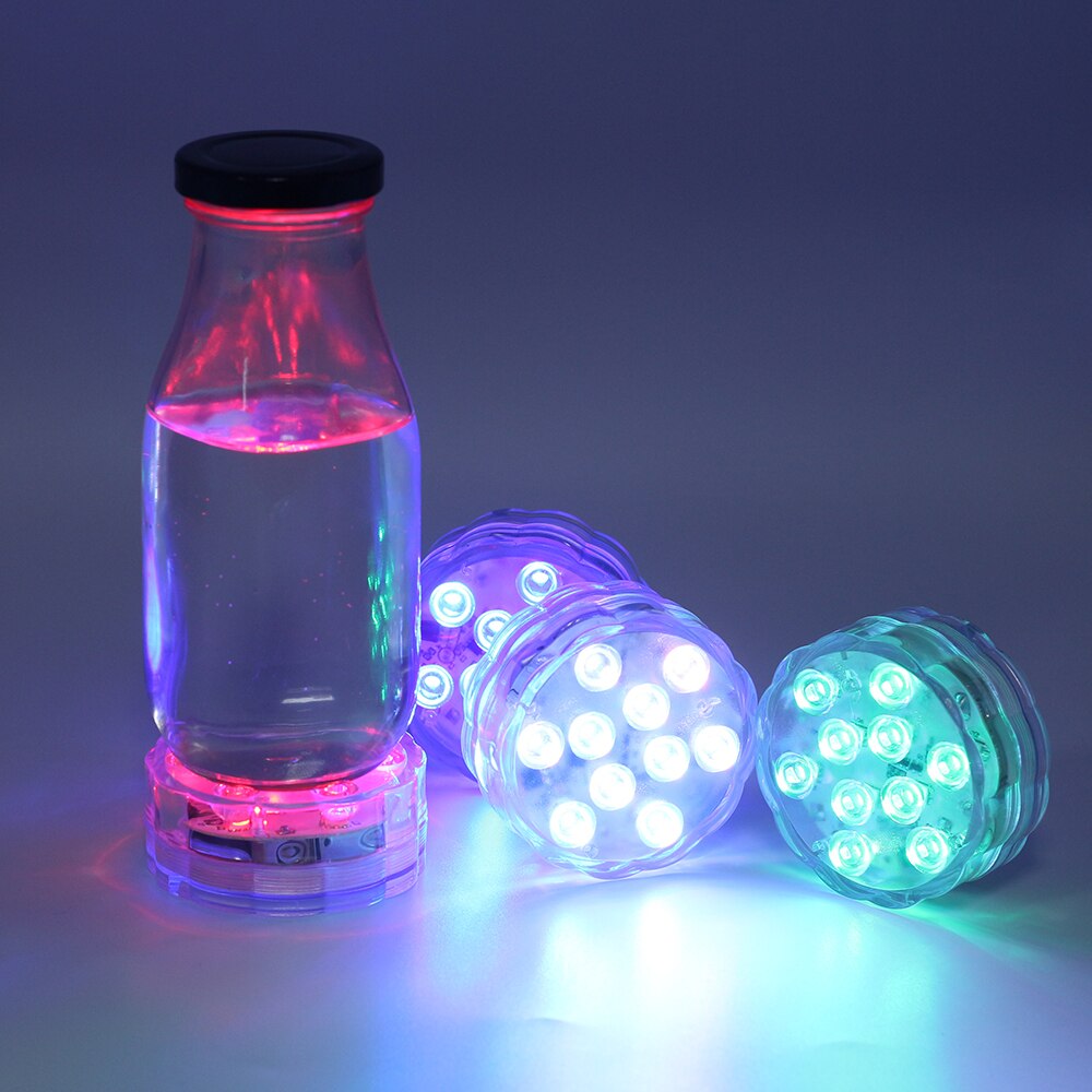 GFLAI IP68 Waterproof Multi Color Submersible LED Lights Underwater