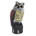 3D Owl Scarecrow Sculpture Owl Statue Decor Tree Ornament
