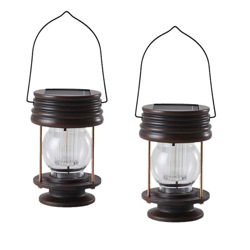 2pcs Solar Light Outdoor Courtyard Balcony Railing Landscape