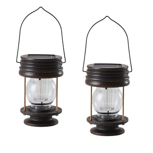 2pcs Solar Light Outdoor Courtyard Balcony Railing Landscape