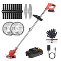 Electric Cordless Grass Trimmer Rechargeable Lawn Mower Weed Cutter