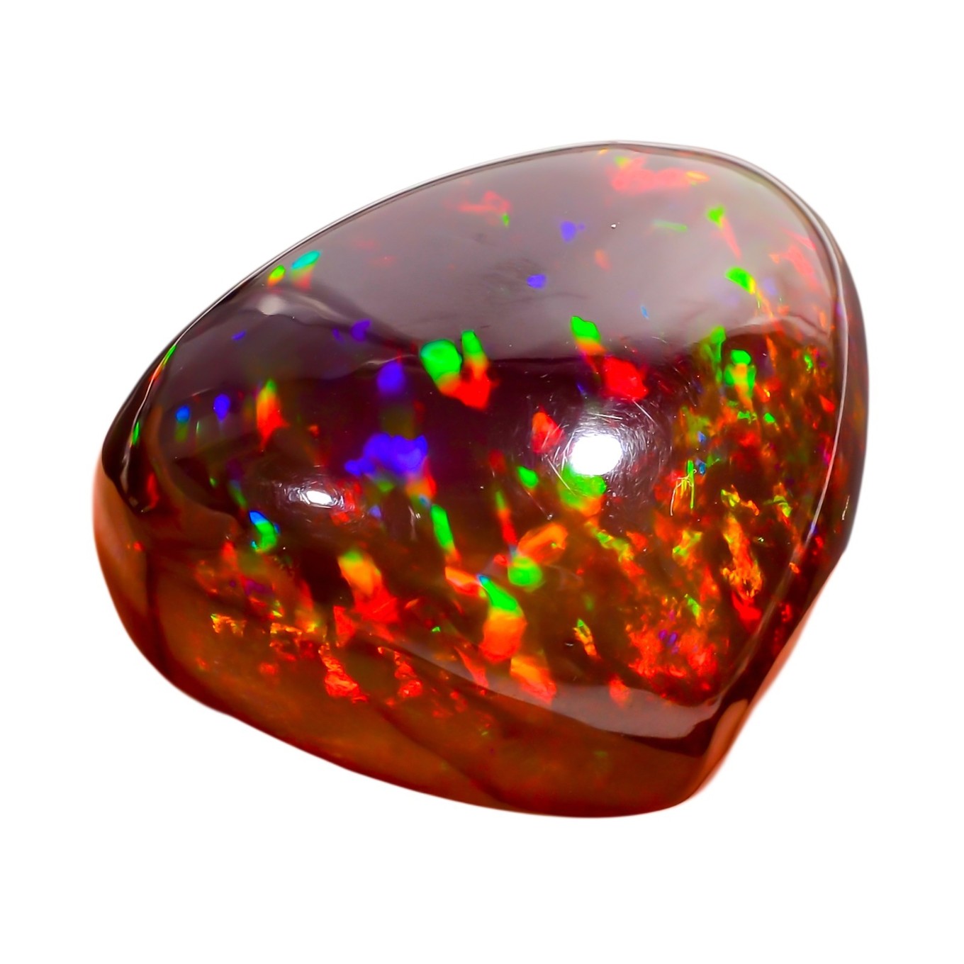Ethiopian opal Cabochon 57 carat.