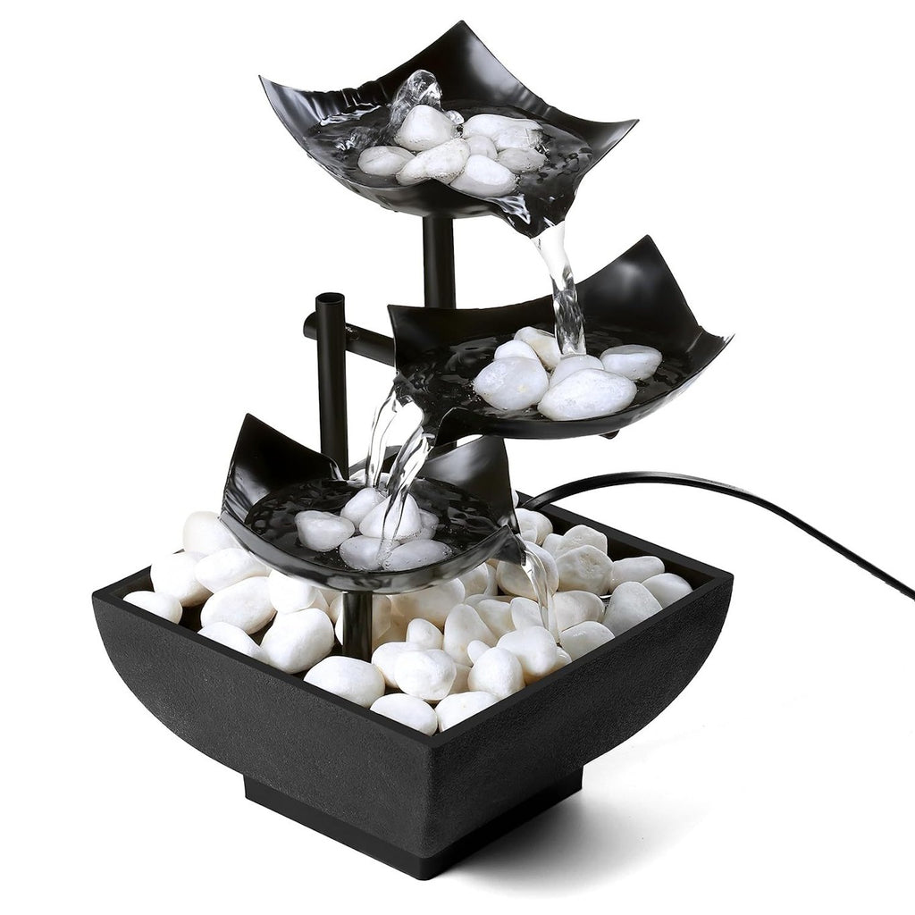 Water Fountain for Home Decor - 3 Tier Table