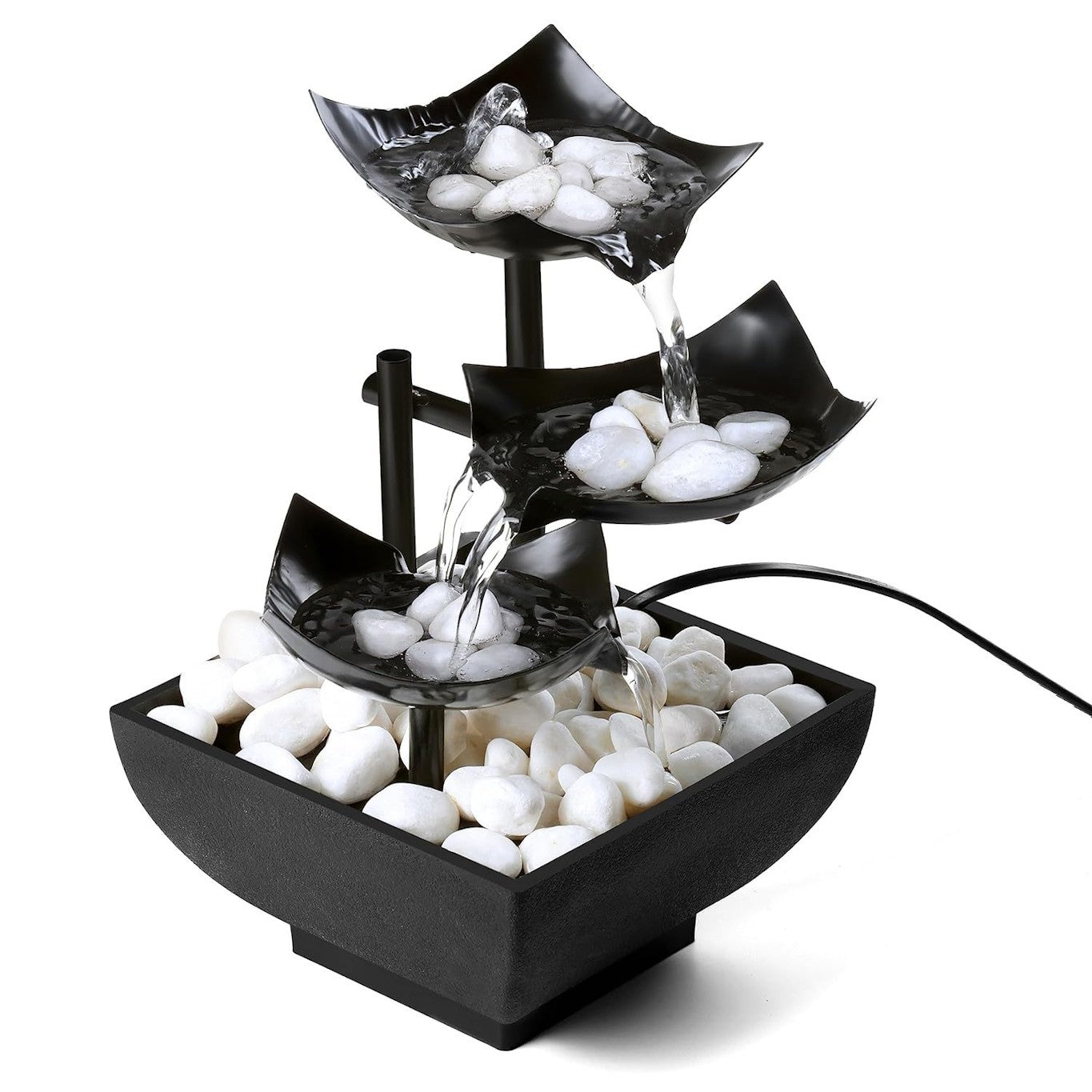 Water Fountain for Home Decor - 3 Tier Table