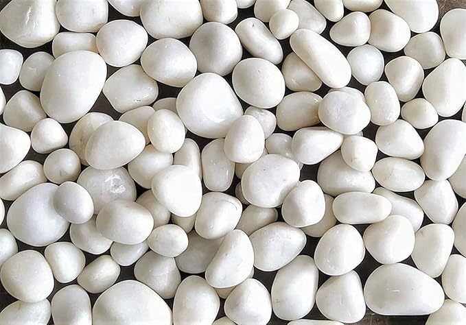 Decorative Large Size Polished Marble Stone Pebbles for Plant Pots
